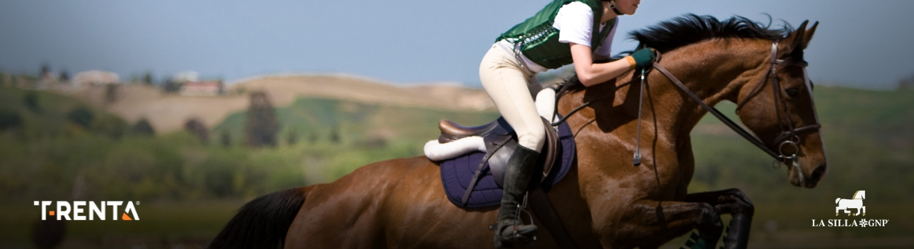 Participante montando caballo en el concurso La Silla GNP.