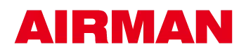 logotipo rojo de marca airman